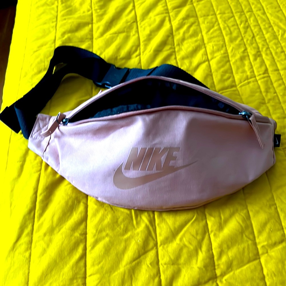 Nike pink Fanny pack cross body bag